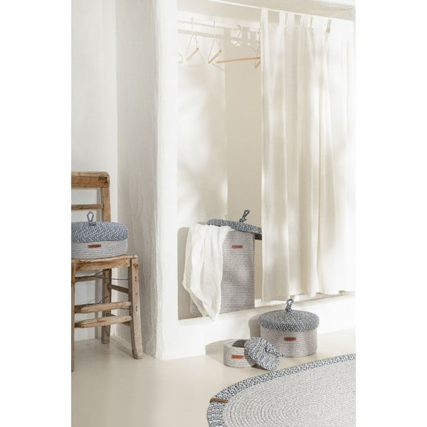 Fedeles-dekoratív textil tárolódoboz – Mioli Decor-image-1