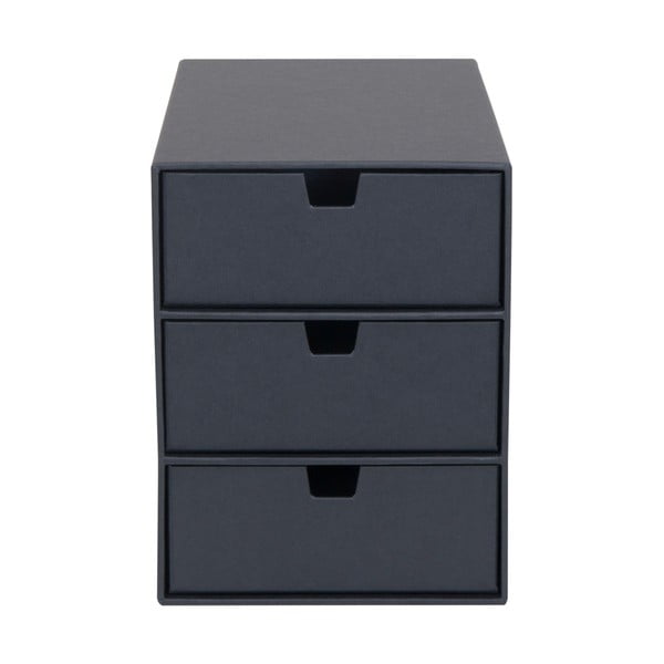 Ingrid sötétszürke doboz 3 fiókkal - Bigso Box of Sweden-image-2