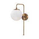 Fehér-sárgaréz színű fali lámpa Viran – Opviq lights
