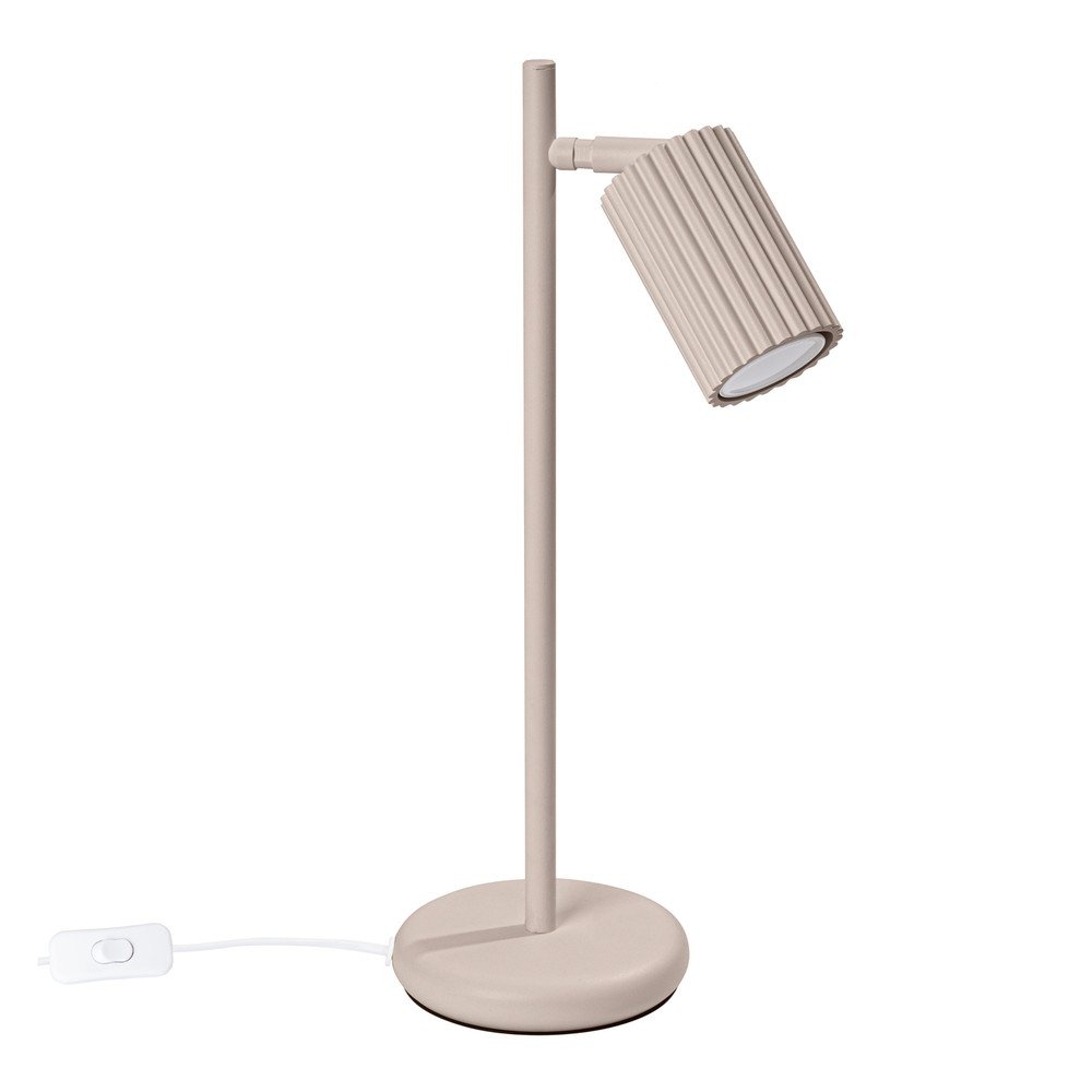 Szürkésbarna fém asztali lámpa (magasság 43 cm) Gleam – Sollux