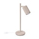 Szürkésbarna fém asztali lámpa (magasság 43 cm) Gleam – Sollux