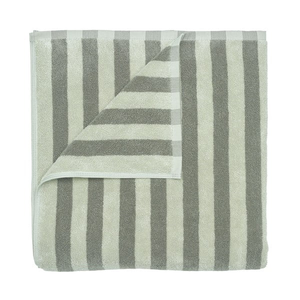 Zöld frottír bio pamut fürdőlepedő 70x140 cm Arto – Blomus