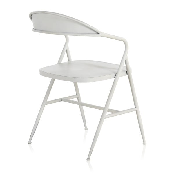 Industrial Style Puro fehér fémszék - Geese-image-4