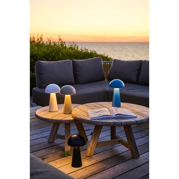 Fehér kültéri asztali lámpa USB-vel Sam – Sirius-image-3