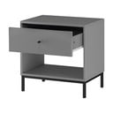 Szürke éjjeliszekrény Celine – Støraa
