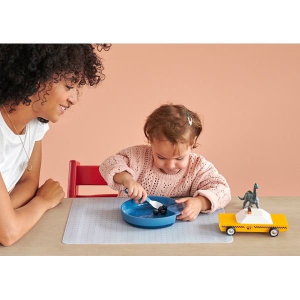 Fehér-világos rózsaszín műanyag gyerek kanál szett 2 db-os Flowers & butterflies – Mepal-image-3