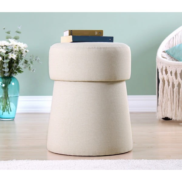 Krémszínű puff Beans – Artie-image-1