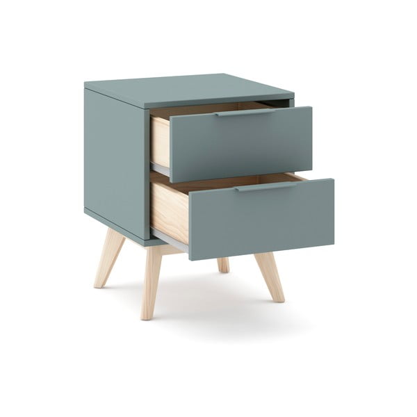 Szürkészöld éjjeliszekrény Pisco – Marckeric-image-2