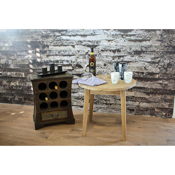 Barna bortartó szekrény, palackok száma 9, 46x58 cm – Deco Pleasure-image-3