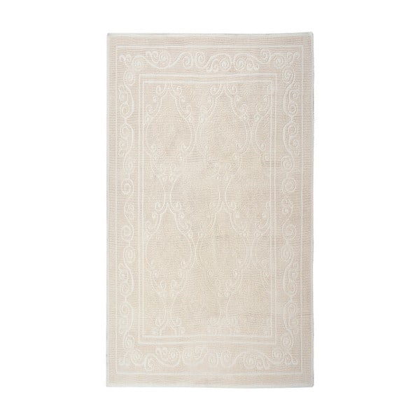 Floorist Omanli krémszínű pamut szőnyeg, 80 x 300 cm
