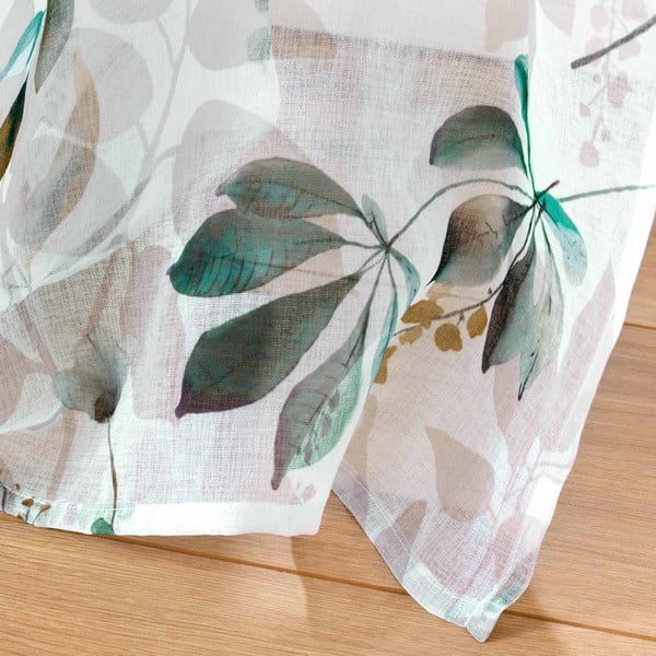 Fehér-zöld fényáteresztő függöny 140x240 cm Dilaris – douceur d'intérieur-image-3