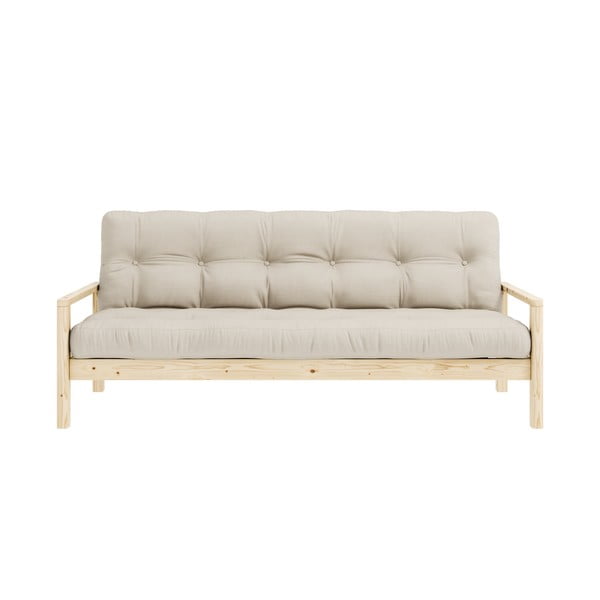 Bézs kinyitható kanapé 205 cm Knob – Karup Design