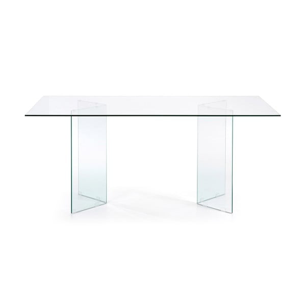 Étkezőasztal üveg asztallappal 90x200 cm Burano – Kave Home-image-3