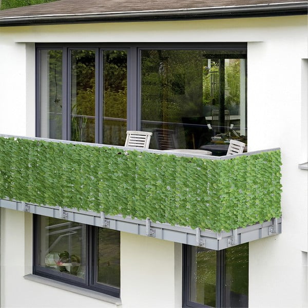 Zöld műanyag belátásgátló erkélyre 300x100 cm Ivy – Maximex