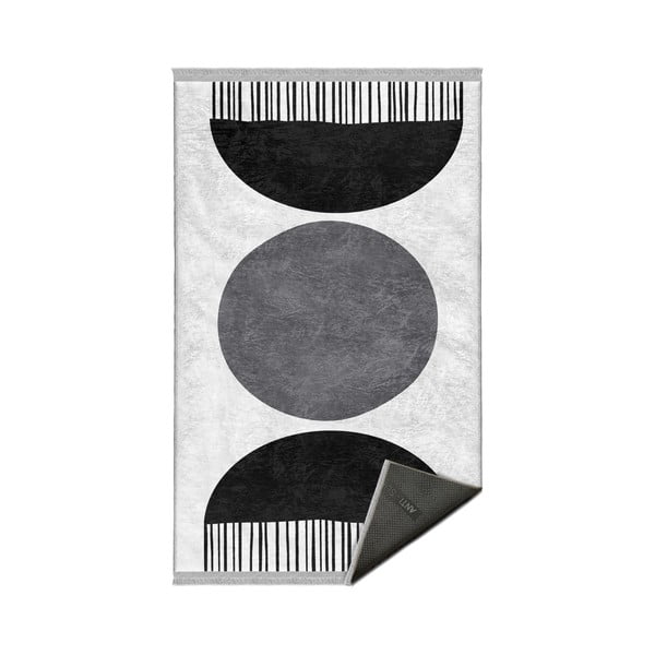Fehér-fekete szőnyeg 120x180 cm – Mila Home