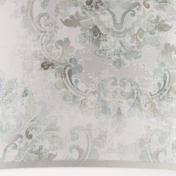 Világosszürke mennyezeti lámpa textil búrával ø 35 cm Print – LAMKUR-image-4