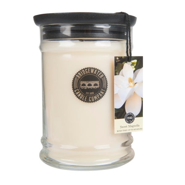 Sweet Magnolia illatgyertya üvegben, égési idő 140-160 óra - Creative Tops