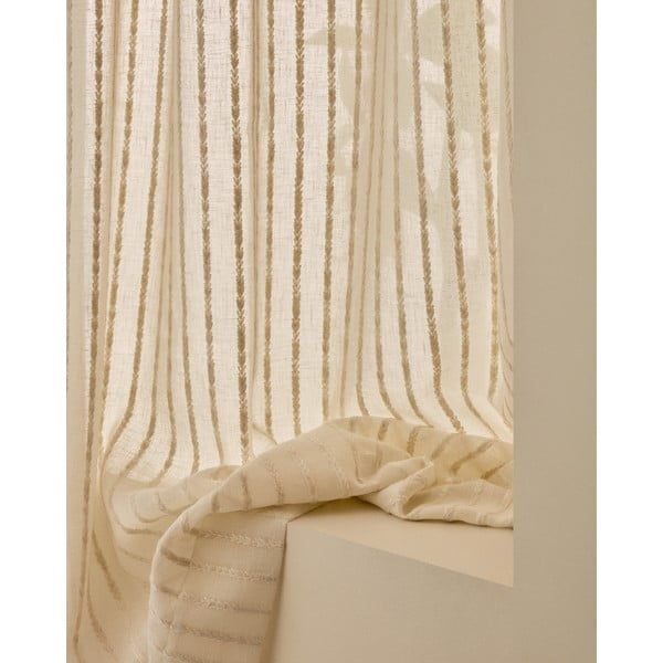 Bézs függöny 140x270 cm Arami – Kave Home-image-2