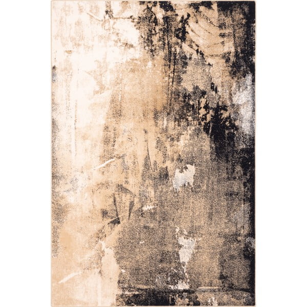 Bézs gyapjú szőnyeg 133x180 cm Eddy – Agnella
