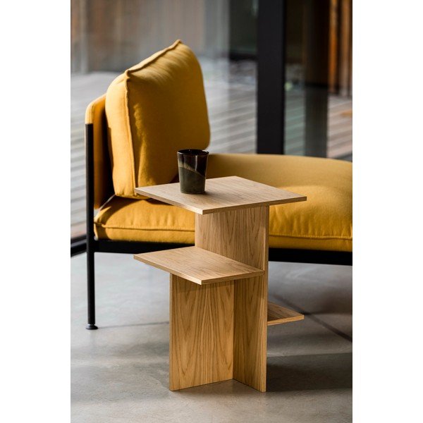 Natúr színű éjjeliszekrény tölgyfa dekorral Atik – noo.ma-image-1