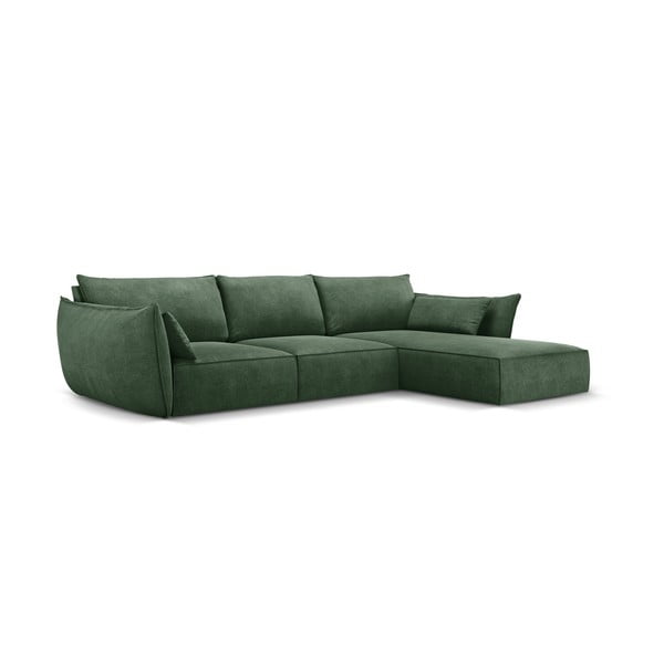 Sötétzöld sarokkanapé (jobb oldali) Vanda – Mazzini Sofas-image-2