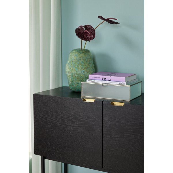 Zöld üveg kézzel készített váza (magasság 29 cm) Miro – Hübsch-image-1