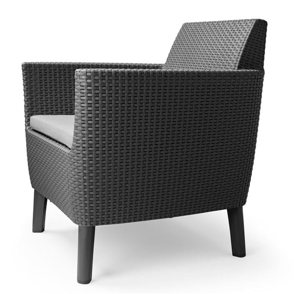 Szürke kétszemélyes kerti lounge szett Salemo – Keter-image-2