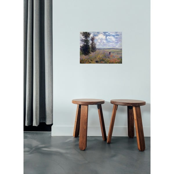 Claude Monet - Poppy Fields near Argenteuil kép másolat, 40 x 30 cm-image-1