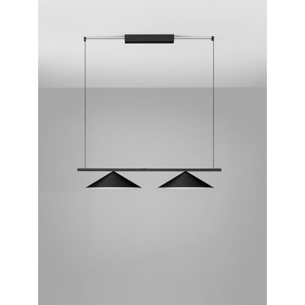 Matt fekete alumínium LED függőlámpa Lui – Nova Luce-image-4