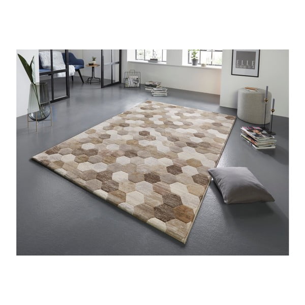 Arty Manosque barna-krémszínű szőnyeg, 80 x 150 cm - Elle Decoration-image-1