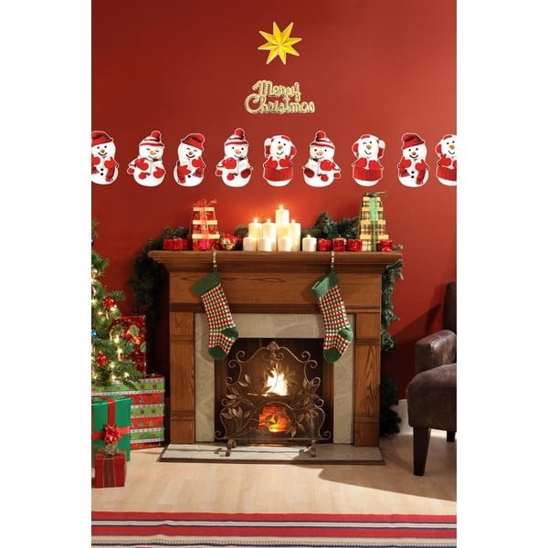 Snowmen 11 db-os karácsonyi öntapadós matrica készlet - Ambiance-image-4