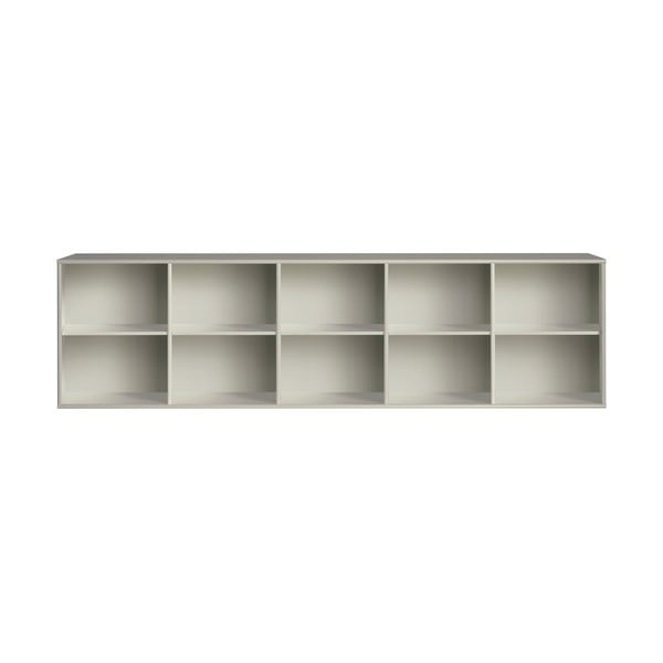 Bézs függő könyvespolc 220x61 cm Mistral – Hammel Furniture