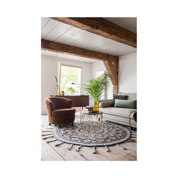 Pix kézzel készített szőnyeg, ⌀ 170 - Dutchbone-image-2