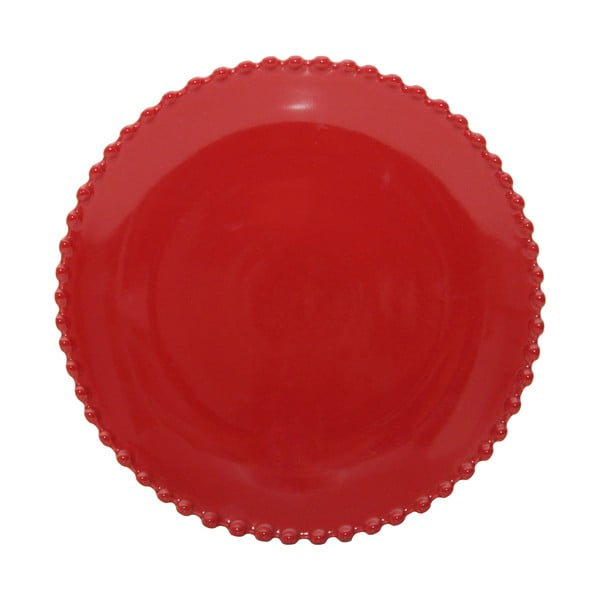 Pearlrubi rubinpiros agyagkerámia tányér, ø 22 cm - Costa Nova