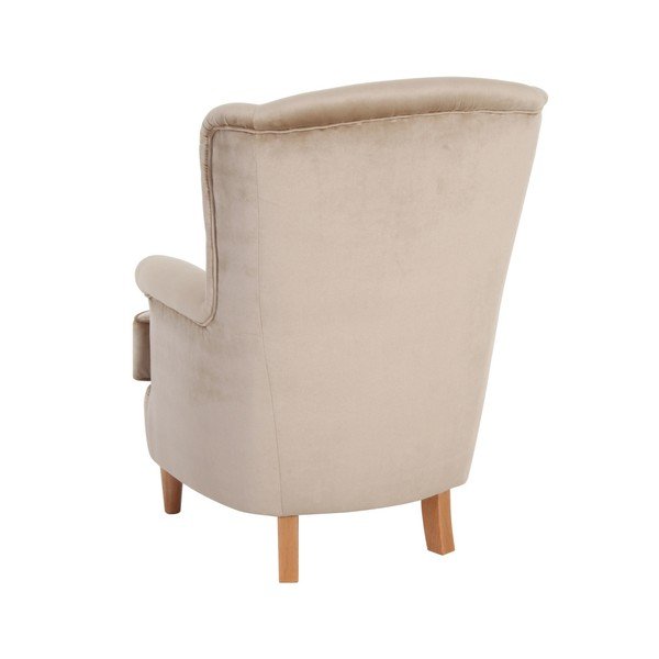 Kendra Velvet homokbarna füles bársonyfotel - Max Winzer-image-4