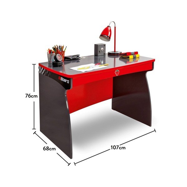 Champion Racer Study Desk piros íróasztal-image-1