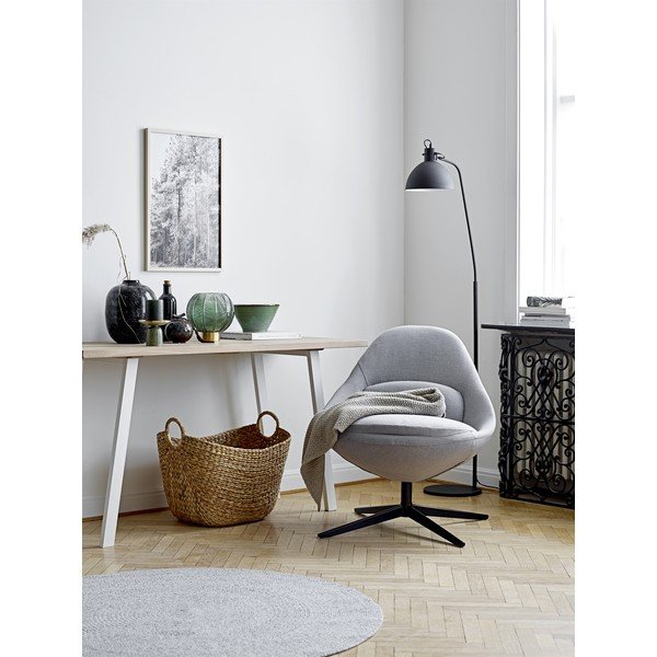 Roxie szürke szőnyeg, ⌀ 120 cm - Bloomingville-image-1