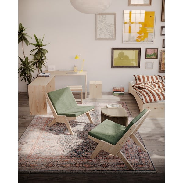 Zöld fotel Sway – Karup Design-image-1