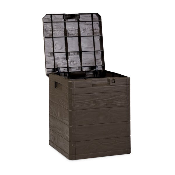 Sötétbarna kerti tárolódoboz Woodys – Toomax-image-3