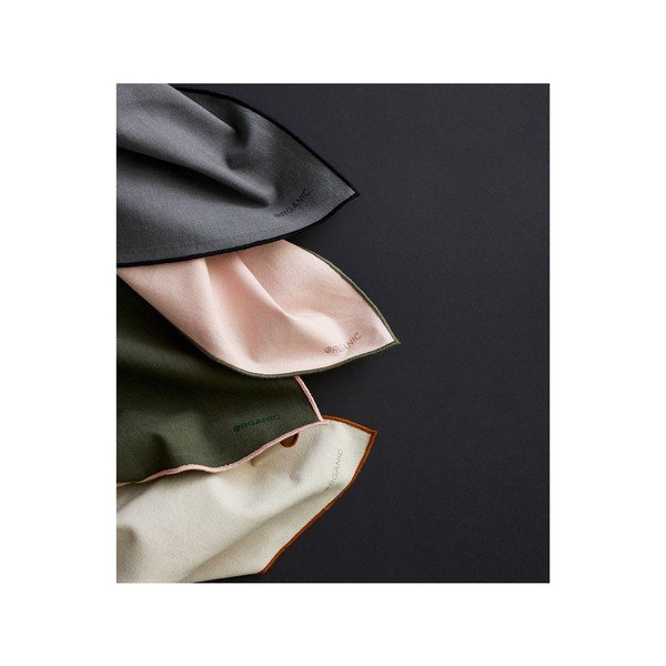 Organic 2 db-os rózsaszín pamut szalvéta szett, 50 x 50 cm - Södahl-image-3