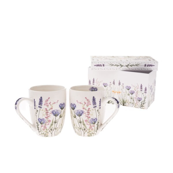Krémszínű porcelán bögre szett 2 db-os 350 ml – Dakls