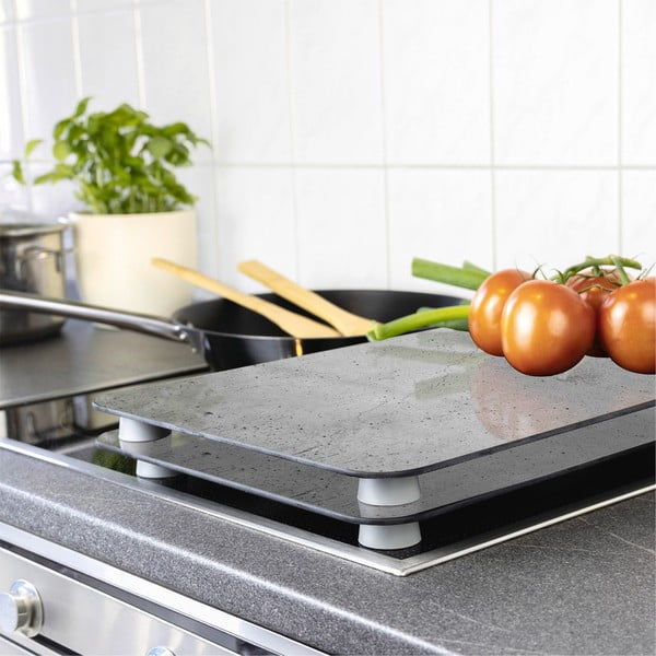 Edzett üveg tűzhely fedőlap szett 2 db-os Universal – Wenko-image-1