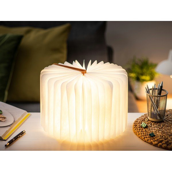 LED asztali lámpa textil búrával (magasság 2,5 cm) Harmony – Gingko-image-4