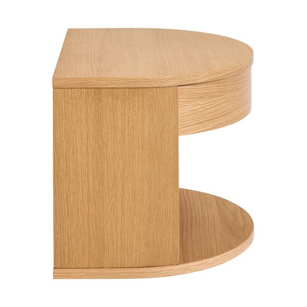 Világos natúr színű éjjeliszekrény tölgyfa dekorral Paron – Actona-image-4