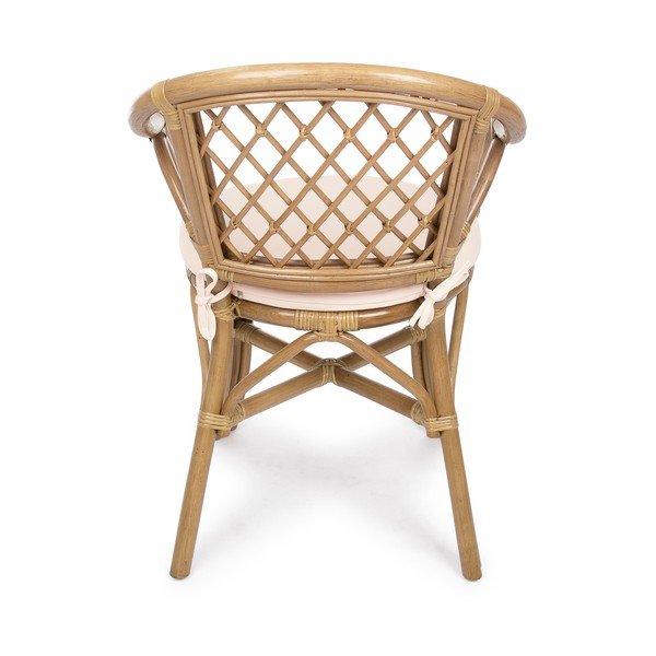 Natúr színű tömörfa-rattan kerti szék Athina – Bizzotto-image-4