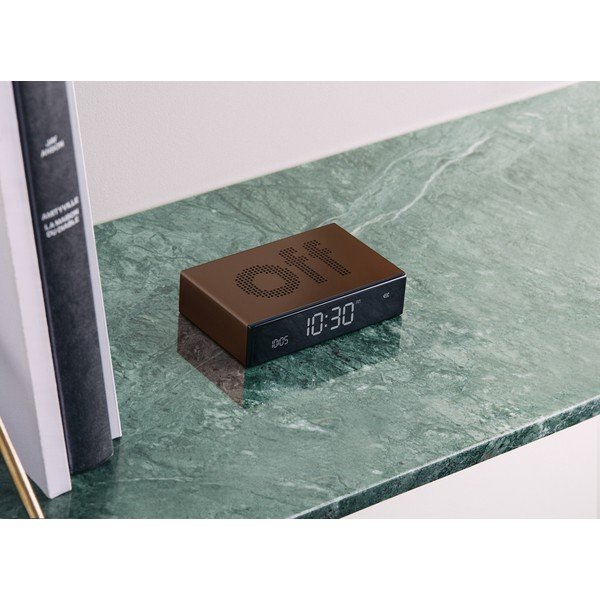Digitális asztali ébresztőóra Flip Premium – Lexon-image-3
