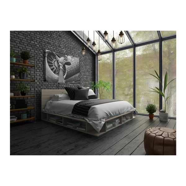 Canvas Silver Uno Plane kép, 85 x 113 cm - Styler-image-1