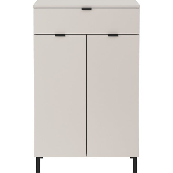 Krémszínű magas fürdőszoba szekrény 60x97 cm Arcena – Germania