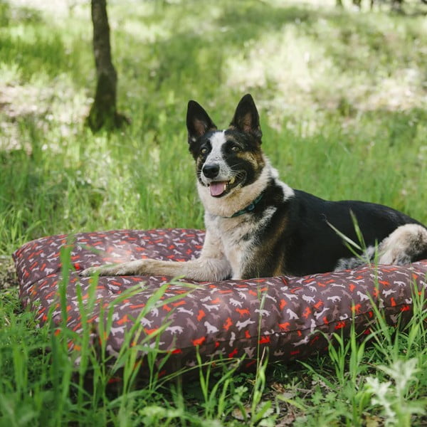 Barna fekhely kutyáknak 90x120 cm Outdoor Bed Mocha L – P.L.A.Y.-image-1