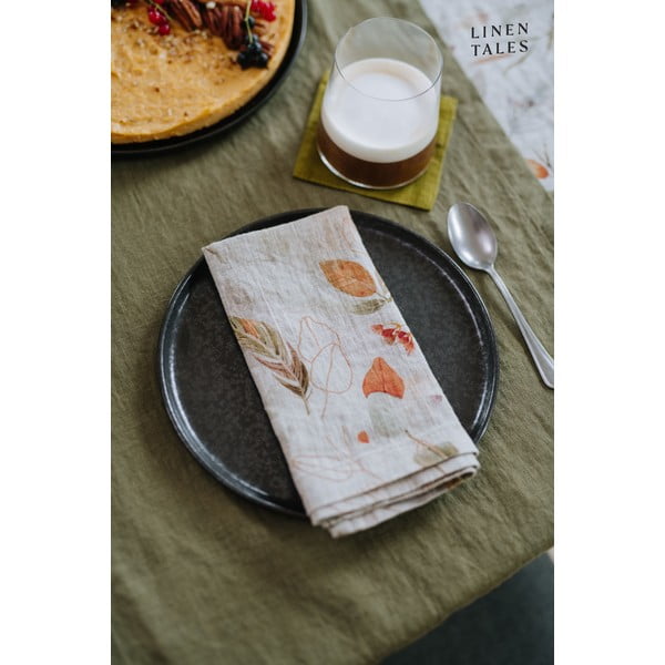 Zöld len konyharuha, 65 x 45 cm - Linen Tales-image-1